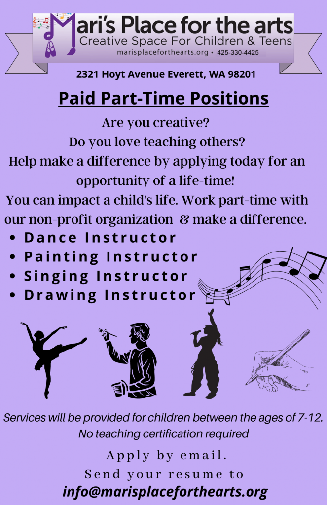 Paid part-time positions